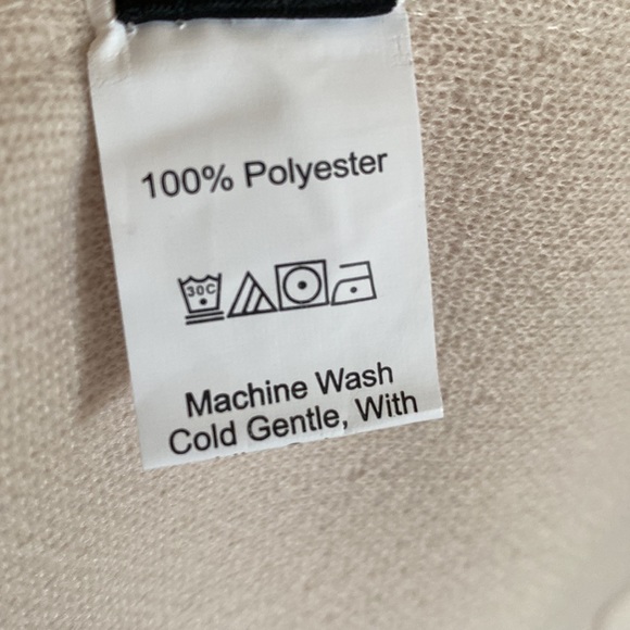 (B5) NEW SHEIN Unity Lapel Neck Double Breasted Fuzzy Cuff Overcoat, Size L,NWOT - Picture 12 of 16